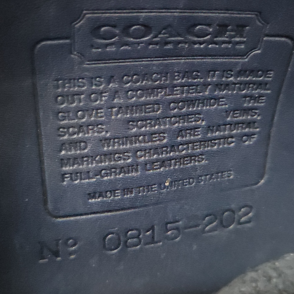 Coach Navy Crossbody Bag - Picture 7 of 7